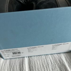 Lanvin Suede and Patent Cap-Toe Sneaker, Dark Grey